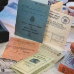 Wartime Travel Document Set