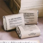 Trio of US Army D-Bar Ration Chocolate