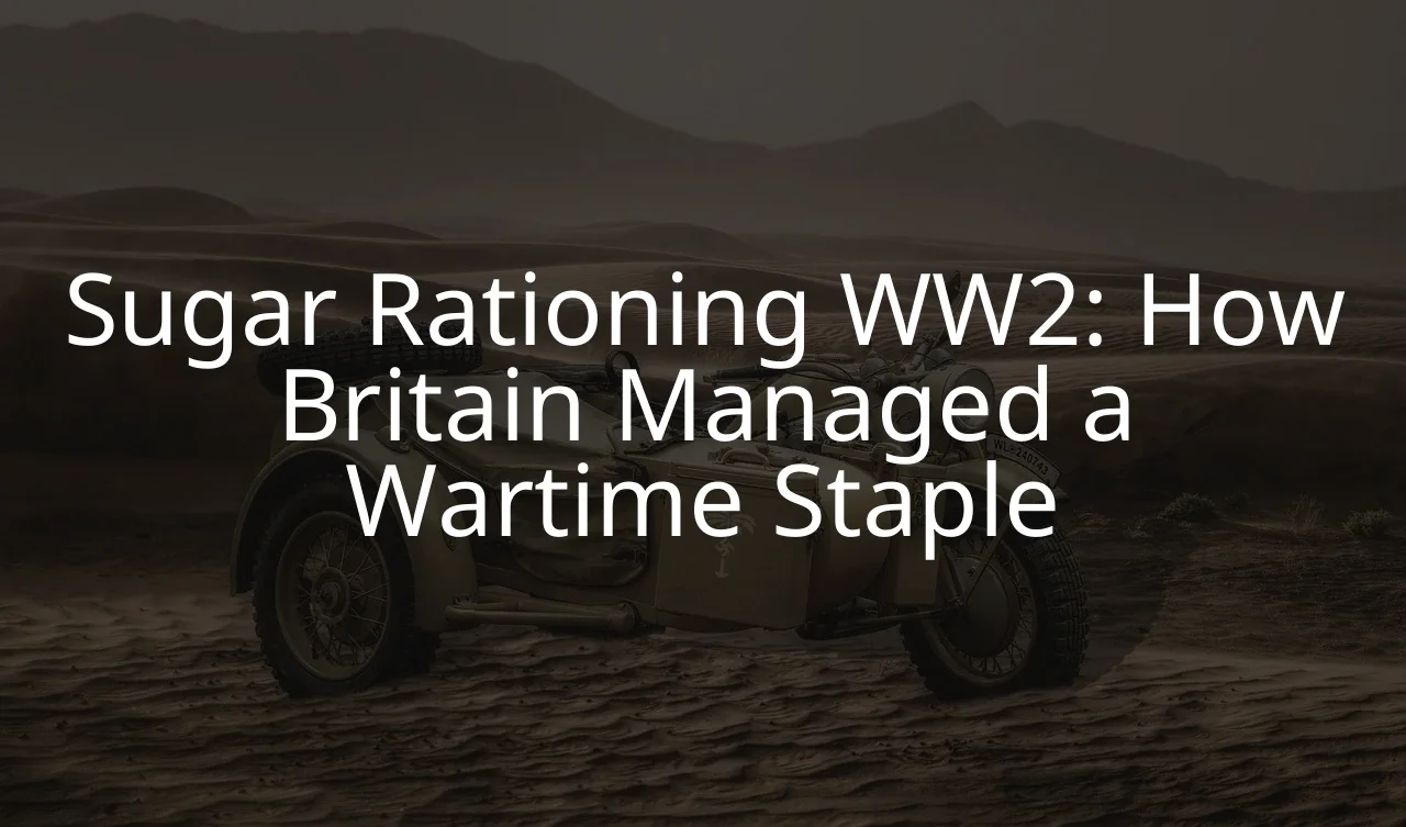 Sugar Rationing WW2: How Britain Managed a Wartime Staple 3 sugar rationing ww2 image 3